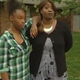 Natalie Williamson (right) was in her Oklahoma City home with her daughter (left) when she spotted a burglar attempting to climb into a window. Willamson sprung into action, authorities say, beating the man until he let go of the window.